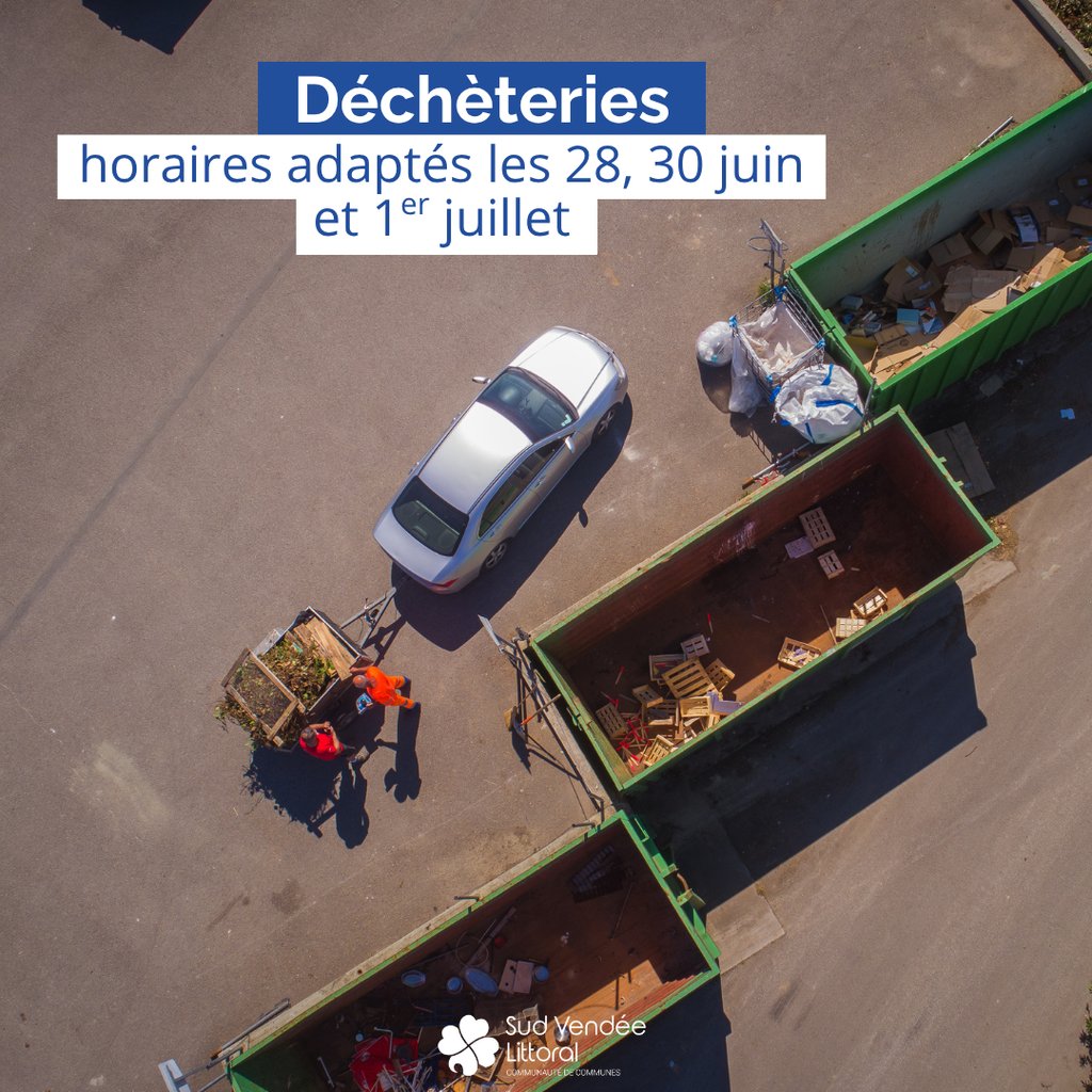 ⚠️ Fermeture exceptionnelle des déchèteries ⚠️ Fermeture exceptionnelle des déchèteries