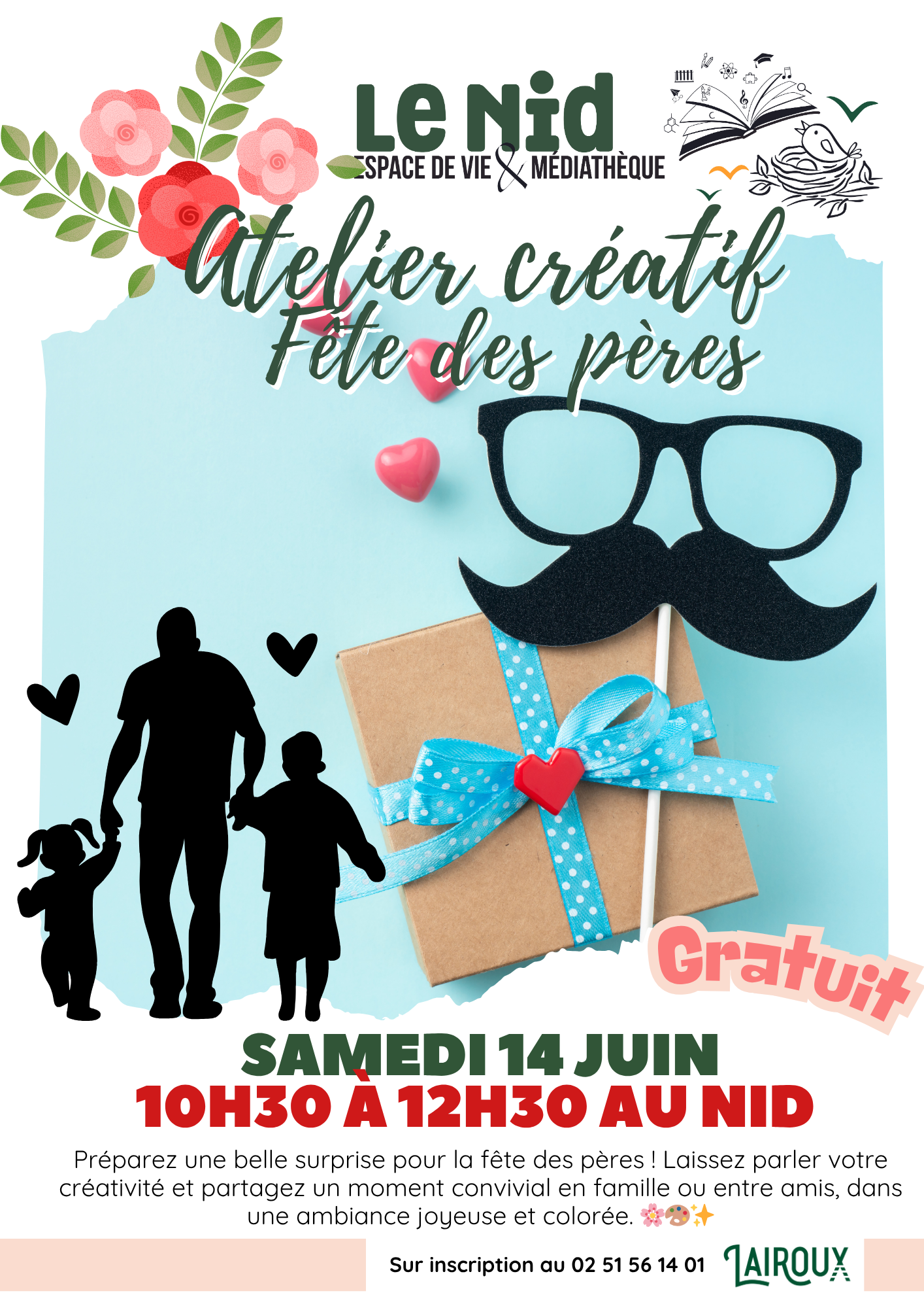 Atelier créatif - Fête des pères Atelier créatif - Fête des pères
