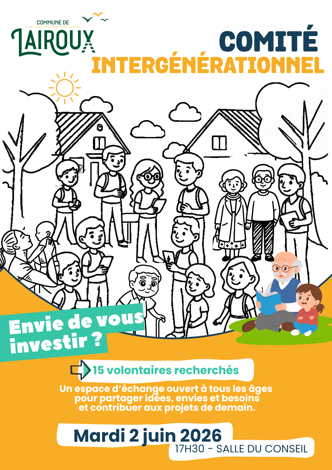 Comité intergénérationnel : la commune lance un nouvel espace de dialogue citoyen